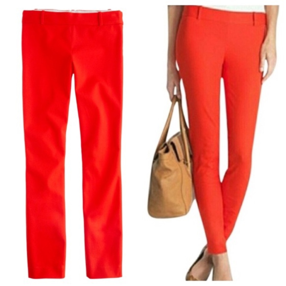 J. Crew Minnie pant in coral - Picture 1 of 4